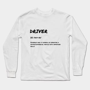 DRIVER Long Sleeve T-Shirt